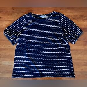 Loft Navy and White Shirt